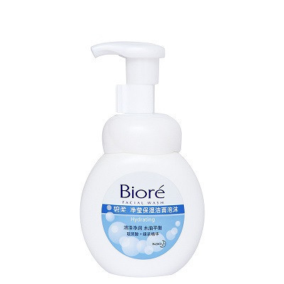 碧柔(Biore)净莹保湿泡沫洗面乳160ml 花王出品