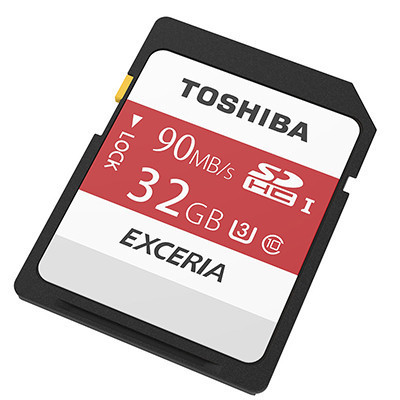 东芝(TOSHIBA)32GB 90M/S SDHC Class10 UHS-I U3极至瞬速存储卡 支持4K拍摄