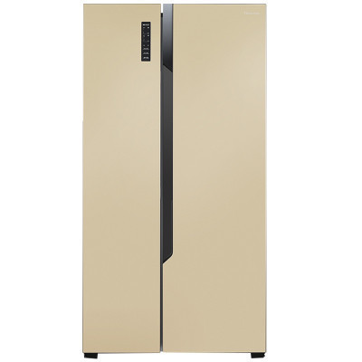海信(Hisense)BCD-519WTVBP 519升 对开门冰箱 变频风冷无霜 纤薄机身 隐形门把手 家用(琥珀金)
