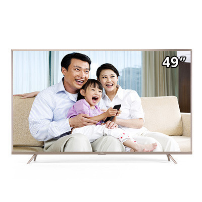 TCL L49P2-UD 49英寸 真4K全生态HDR 人工智能 21核安卓智能LED电视(香槟金)