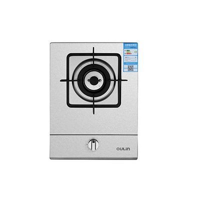 Oulin/欧琳灶具JZT-E29燃气灶高档拉丝不锈钢4.5KW单孔家用大火力煤气灶[天然气]
