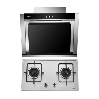 Oulin/欧琳厨电套装油烟机WJ10+灶具JZ*-E15烟灶套餐【天然气】