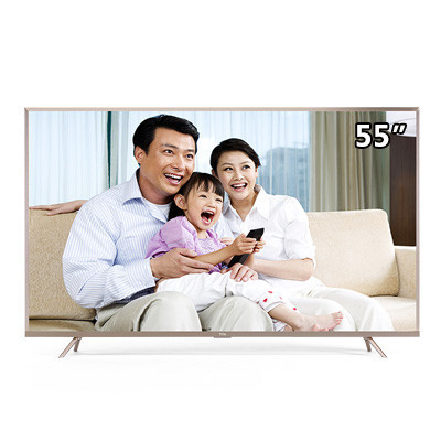 TCL L55P2-UD 55英寸 真4K全生态HDR 人工智能 21核安卓智能LED电视(香槟金)