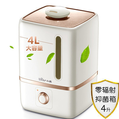 小熊(Bear)加湿器 JSQ-B40T6 4升大容量家用办公卧室客厅静音加湿补水 创意迷你空调抑菌水箱 香薰机加湿机