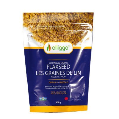 alligga(加拿世家)加拿大原装进口冷磨亚麻子粉 500g