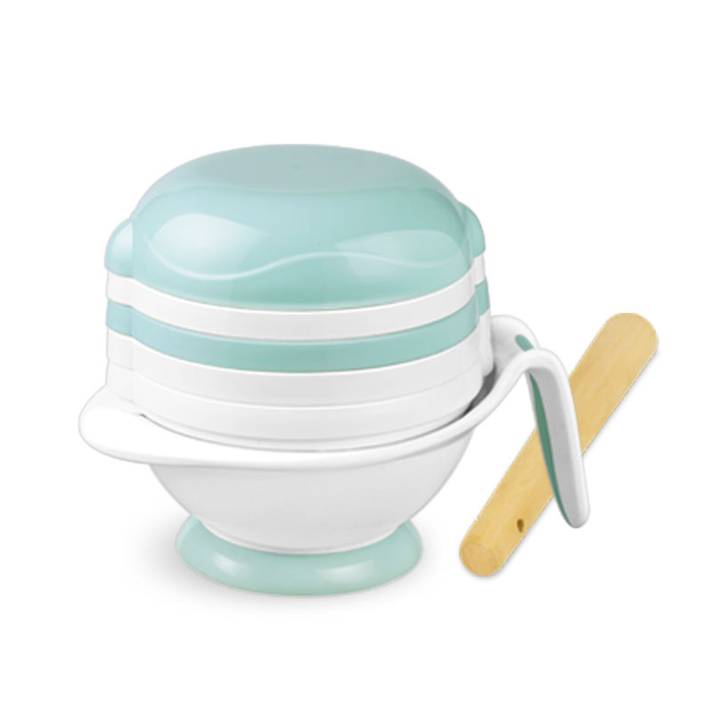 oonew喔喔牛多功能辅食料理研磨碗 辅食手动制作研磨器 婴儿研磨碗套装 八件套TB-1599