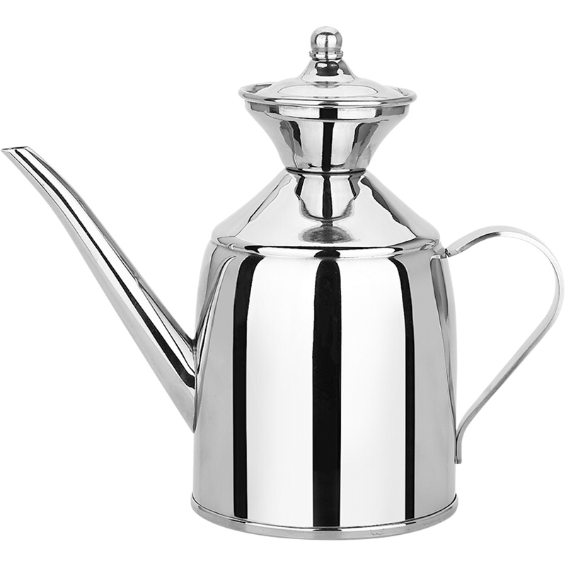 美厨(maxcook)304不锈钢油壶 450ML 韩式 MCPJ-175 加厚 防漏 宽口