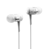 漫步者(Edifier) H285升级版入耳式重低音耳塞高保真立体声耳机 白色