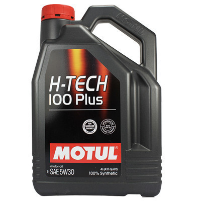 MOTUL H-TECH 100 PLUS 5W30 全合成汽车发动机润滑油 API SN级别 4L/瓶