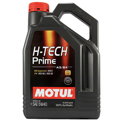 MOTUL H-TECH Prime 5W40 100%全合成汽车发动机润滑油 API SN级别 4L/瓶