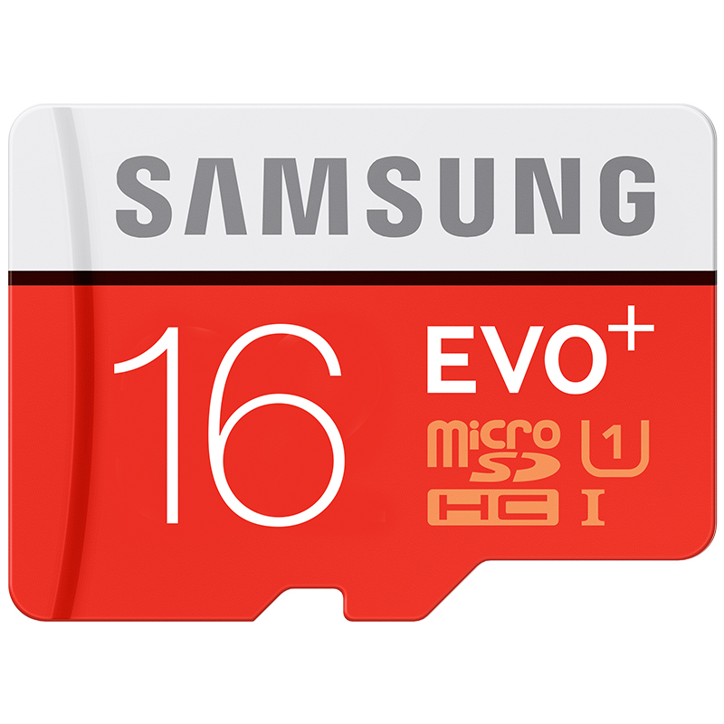 三星(SAMSUNG) MicroSD存储卡 16G(CLASS10 UHS-1 80MB/s) EVO Plus