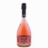意大利进口 玫瑰 半干桃红起泡酒 750ml 单支装