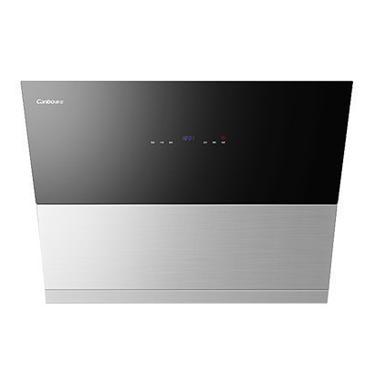 康宝（Canbo）DJ730 抽油烟机 近侧吸式抽油烟机 机吸油烟机家用 黑晶玻璃面板 触控式 17.5m³大吸力