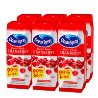 Ocean Spray 优鲜沛 蔓越莓葡萄复合果汁饮料250ml*6