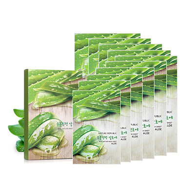 Nature Republic 纳益其尔精粹自然芦荟面膜 23ml*10片