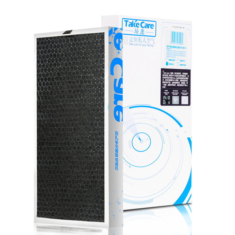 培康(Take Care)适配松下空气净化器复合滤网滤芯配件 适用PXF35C PDF35C VDG35C 除味版