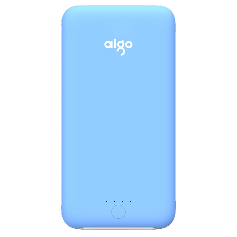 爱国者(aigo) 移动电源 T20000 聚合物电芯 20000毫安时 充电宝 蓝色