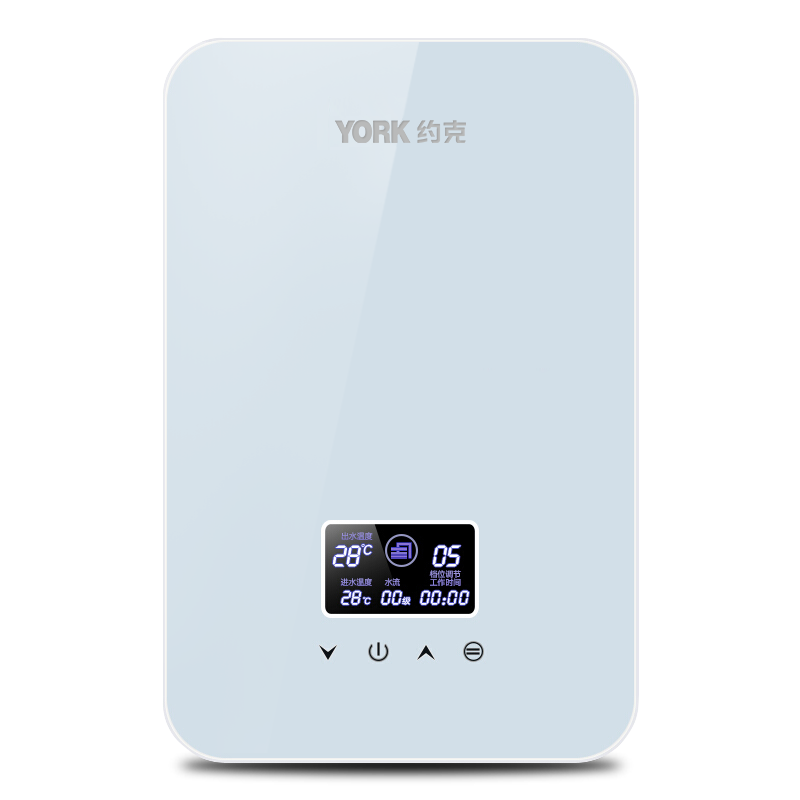YORK约克 即热式电热水器YK-F2A 速热恒温热水器小型家用热水器8800W 4平方线可装