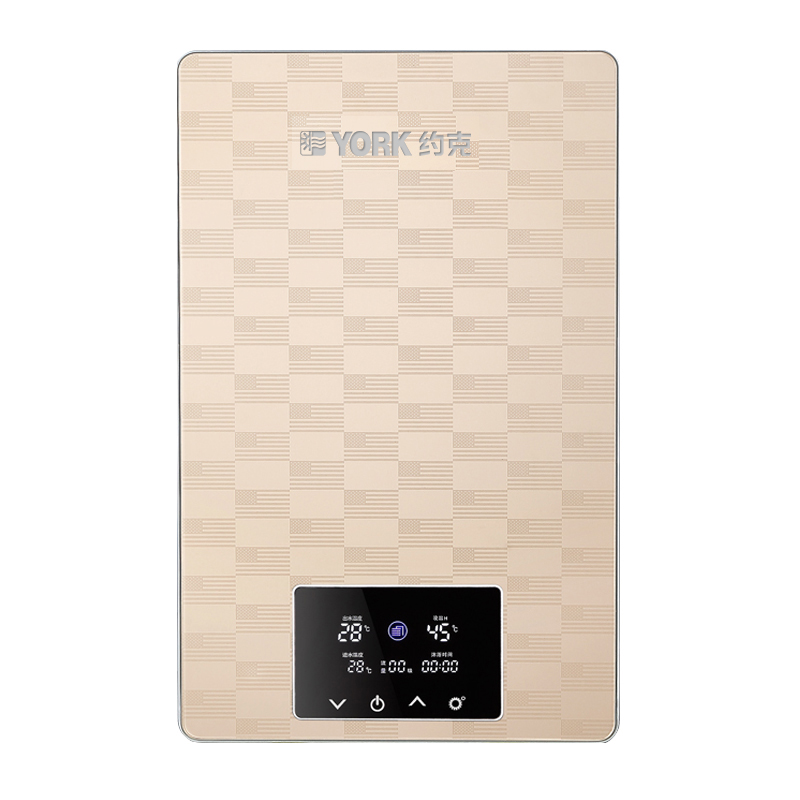YORK约克 即热式电热水器YK-F8家用智能变频恒温洗澡热水器 8500W