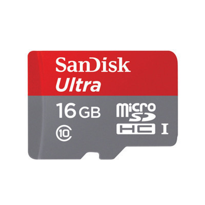 闪迪(SanDisk) microSD存储卡16G 快速读取 TF卡 适用于相机 手机 平板等