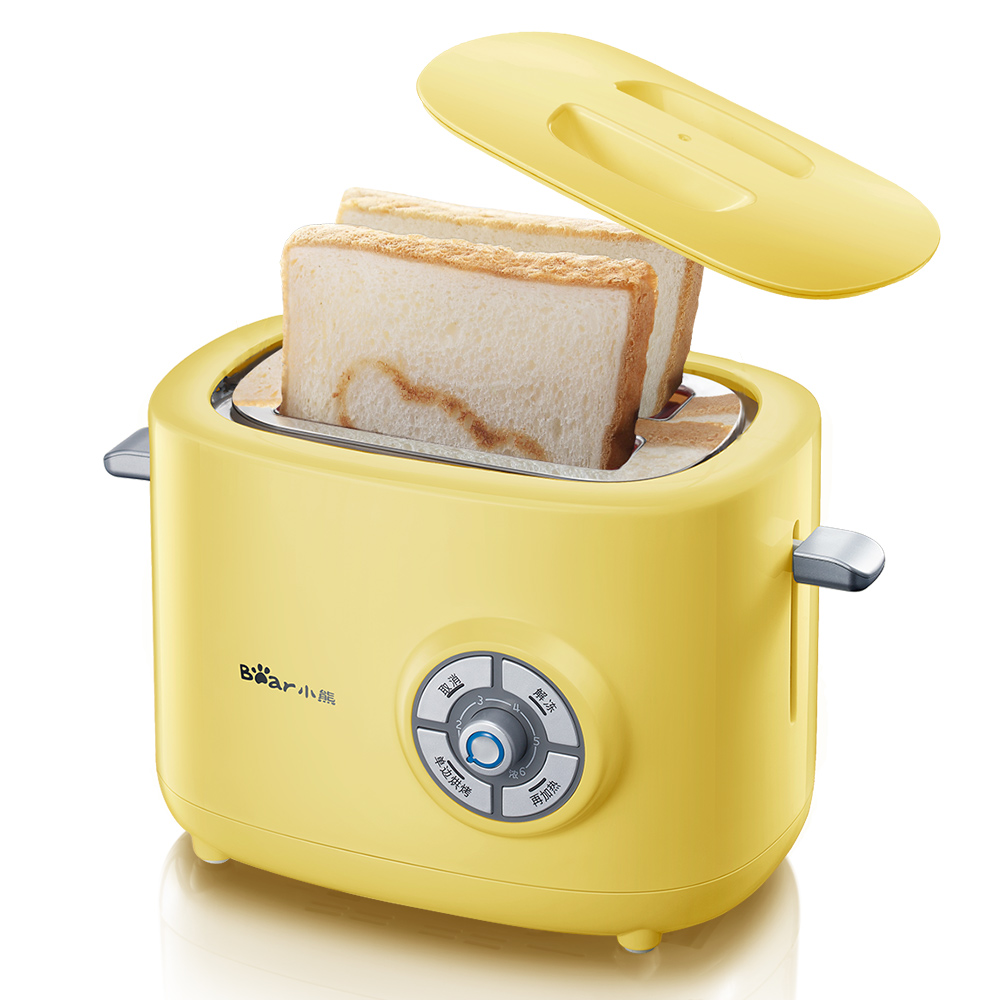 小熊（Bear）多士炉 DSL-A02G1 2片全自动烤面包机 迷你小巧 烘焙单烤 家用早餐机 吐司机