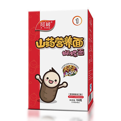 阿颖 山药蝴蝶面 150g/盒