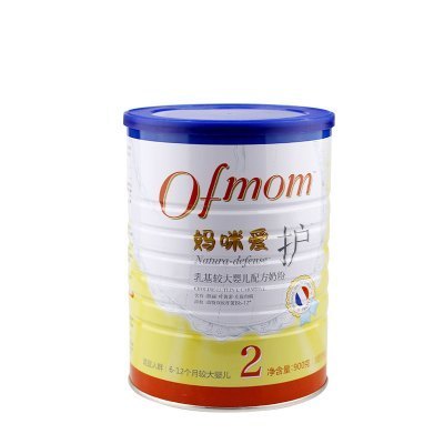 [苏宁自营]妈咪爱 Ofmom 护乳基较大婴儿配方奶粉 2段 900g