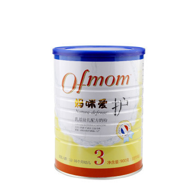 [苏宁自营]妈咪爱 Ofmom 护乳基幼儿配方奶粉 3段 900g