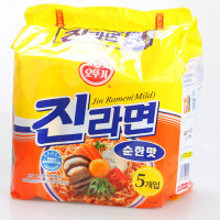 不倒翁 金拉面微辣120g*5袋 韩国进口