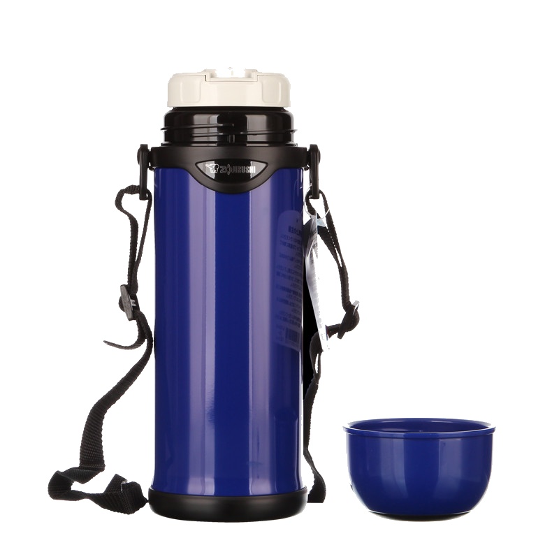 象印(ZO JIRUSHI) 保温杯SJ-TG08 真空保冷保温杯800ml 不锈钢真空保温壶 户外运动 旅行壶 深蓝色