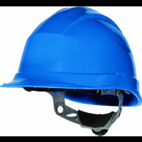 代尔塔 QUARTZ UP IV 石英4型抗紫外线高密度(PP)安全帽-蓝 102009
