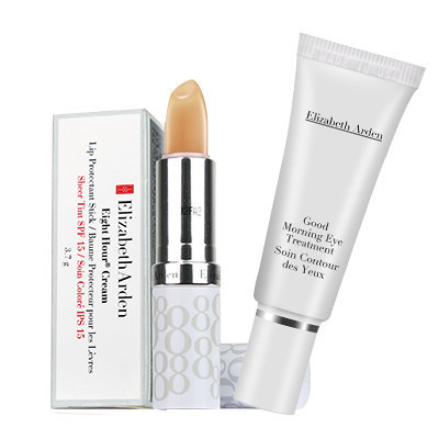 [苏宁超市]伊丽莎白雅顿眼唇护理套组(雅顿经典润泽唇膏SPF15 3.7g+雅顿早安眼部凝胶10ml)