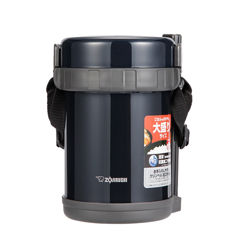 象印(ZO JIRUSHI)保温饭盒 SL-GG18不锈钢真空便当盒正品 金属保温桶1.8L