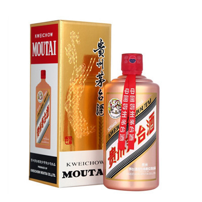 贵州茅台酒 茅台玫瑰金 53度 500ml 盒装 酱香型白酒