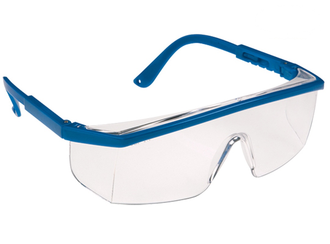 洁适比 海查防护眼镜(蓝边、防刮擦) 02-1200