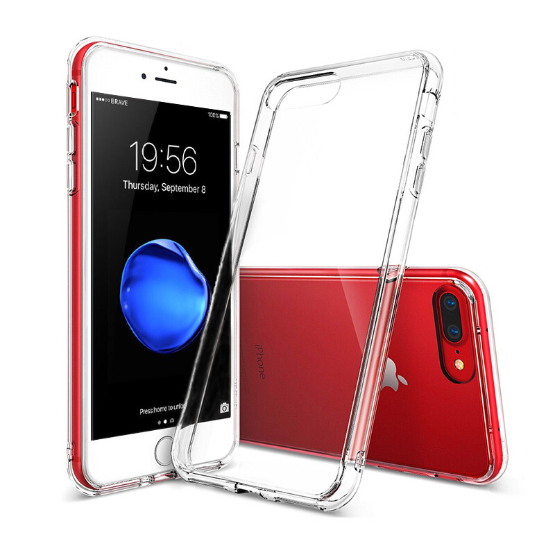 ESCASE 苹果8Plus/7Plus手机壳iPhone8plus手机壳 苹果7P防摔手机套 硅胶透明软壳 5.5英寸