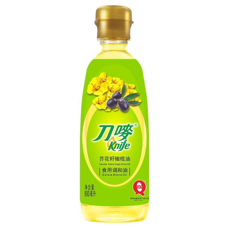 刀唛 食用油调和油 非转基因 芥花籽橄榄油900ML 香港品质