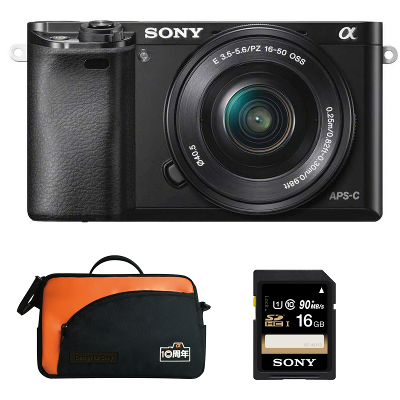 索尼 微单相机 A6000L/B_SN_Kit套装