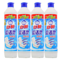 白猫 蓝洁灵洁厕液500gx4 抑菌 去垢 除臭 一步到位