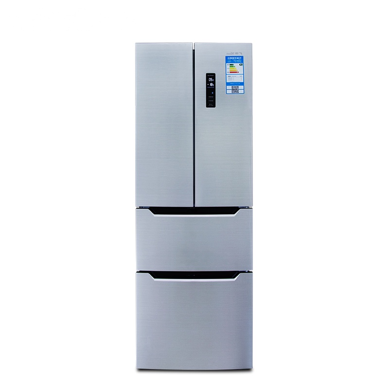 新飞冰箱BCD-301WKV8A金属不锈钢金