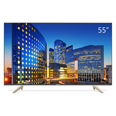 康佳(KONKA)LED55P6U 55英寸64位4K HDR智能平板液晶电视机(黑色)