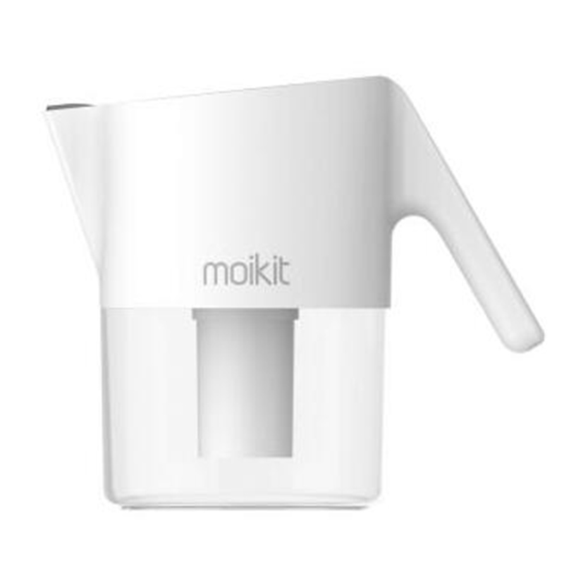 Moikit麦开智能净水壶tita（内附U型滤芯）智能滤芯更换，Naturess超滤，滤后可直饮