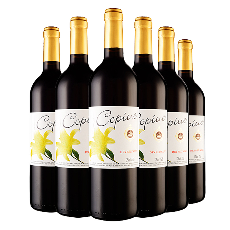 智利原酒进口 柯碧韦(Copiue)特酿干红葡萄酒 750ml*6 整箱装