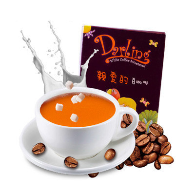 马来西亚进口 Darling 亲爱的 白咖啡固体饮料(添加白砂糖)30g*10/盒