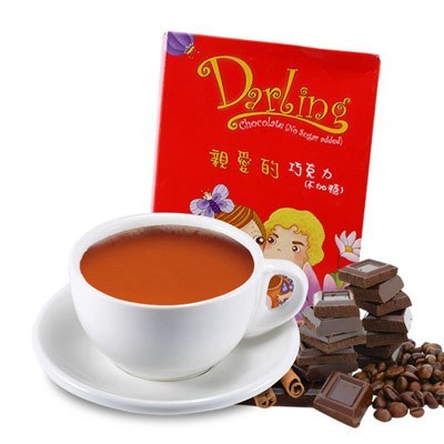 Darling 亲爱的 巧克力味固体饮料(未添加白砂糖)30g*10/盒 马来西亚进口