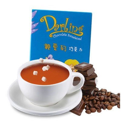 马来西亚进口 Darling 亲爱的 巧克力味固体饮料(添加白砂糖)30g*10/盒