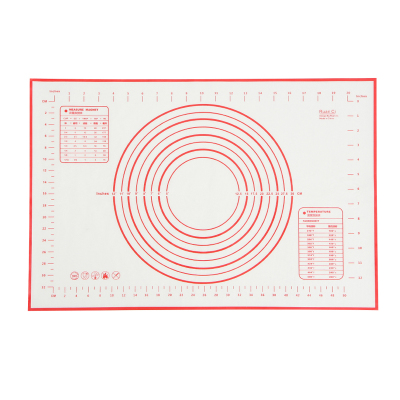 欧润哲(ORANGE) 硅胶和面不沾垫耐高温揉面垫大号带尺寸标识图烘焙工具201014