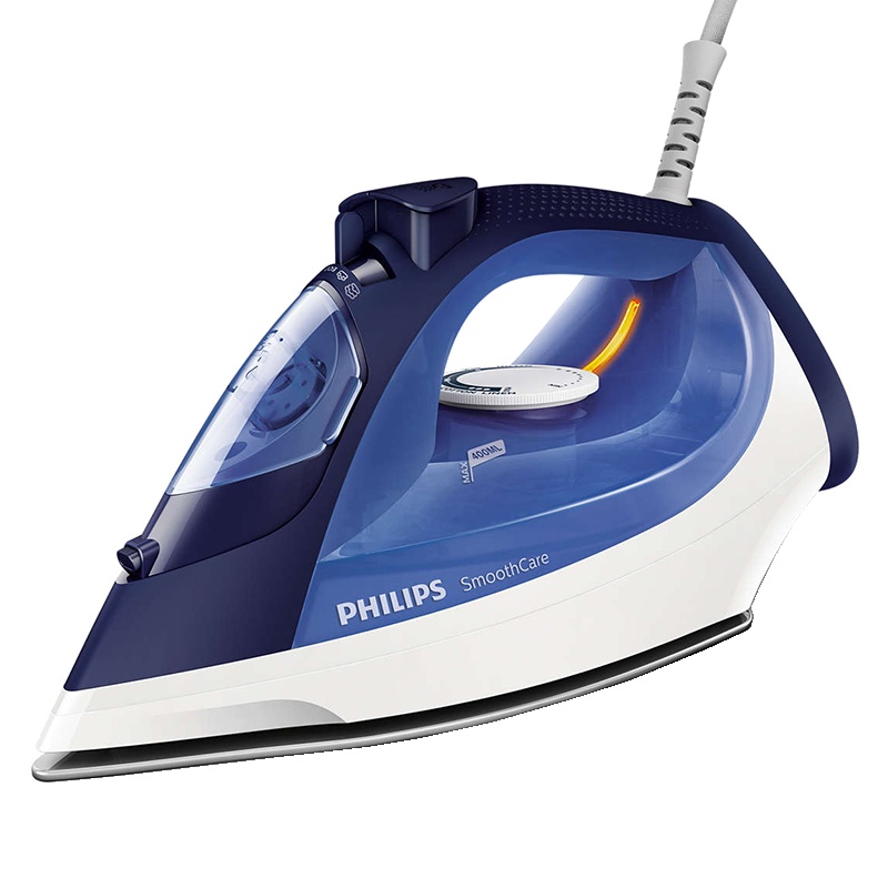 飞利浦(Philips) 蒸汽电熨斗 GC3580/28 家用手持蒸汽5档调节2000w陶瓷底熨烫机 陶瓷顺滑底板