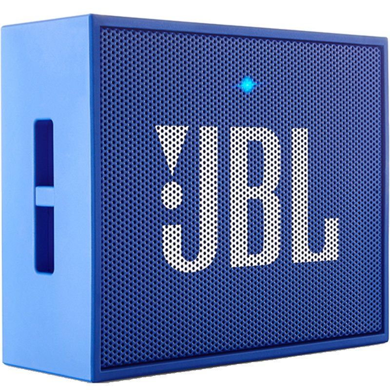 JBL GO音乐金砖无线蓝牙音箱户外便携多媒体迷你小音响低音炮 蓝色 便携式一体机 2.0声道