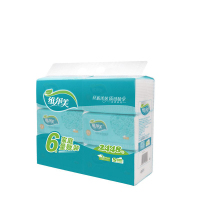 维尔美丝质系列抽取式面纸3层136抽6包家庭装135mm*190mm